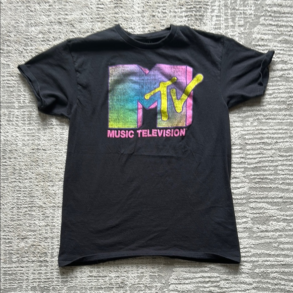 MTV Black Graphic T-Shirt
